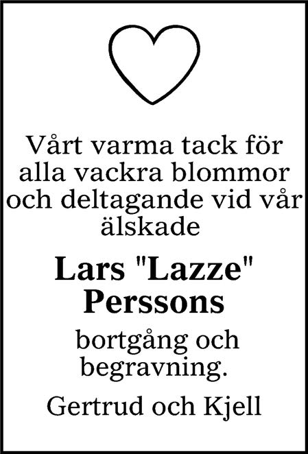 Tackannons Lars "Lazze" Persson